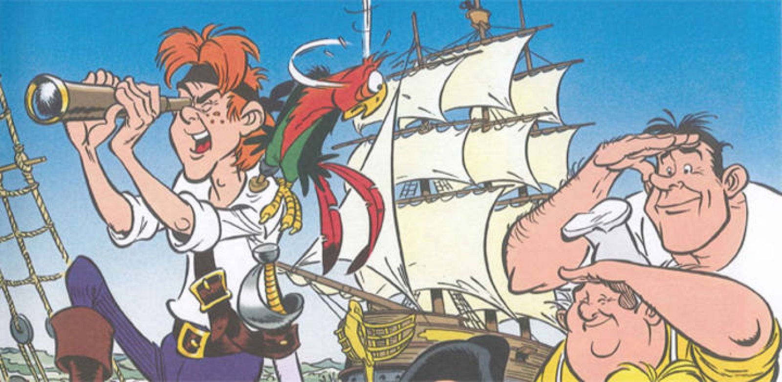 Fragmento de una ilustración de 'Juan pistola' 