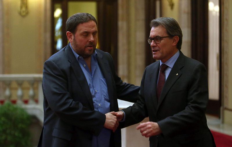 ARTUR MAS SE REÚNE CON ORIOL JUNQUERAS