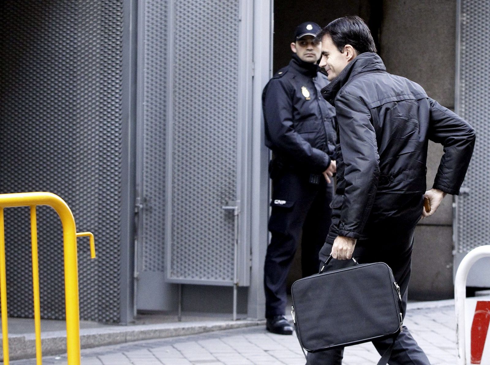 El juez Pablo Ruz, a su llegada a la Audiencia Nacional.