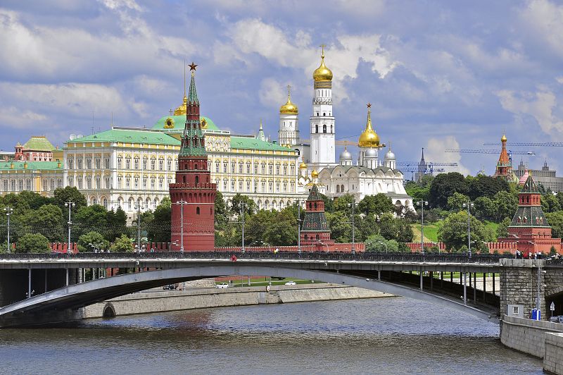Vista del Kremlin de Moscú