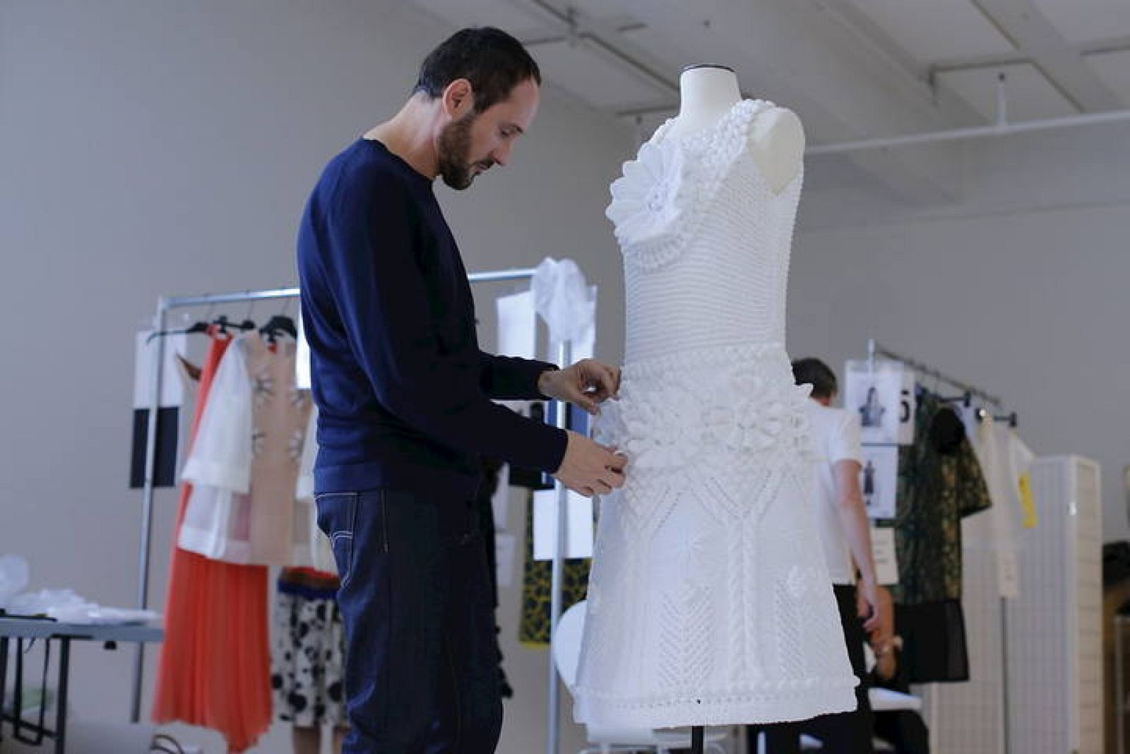  Josep Font en Nueva York con la colección de primavera y verano de 2015. 