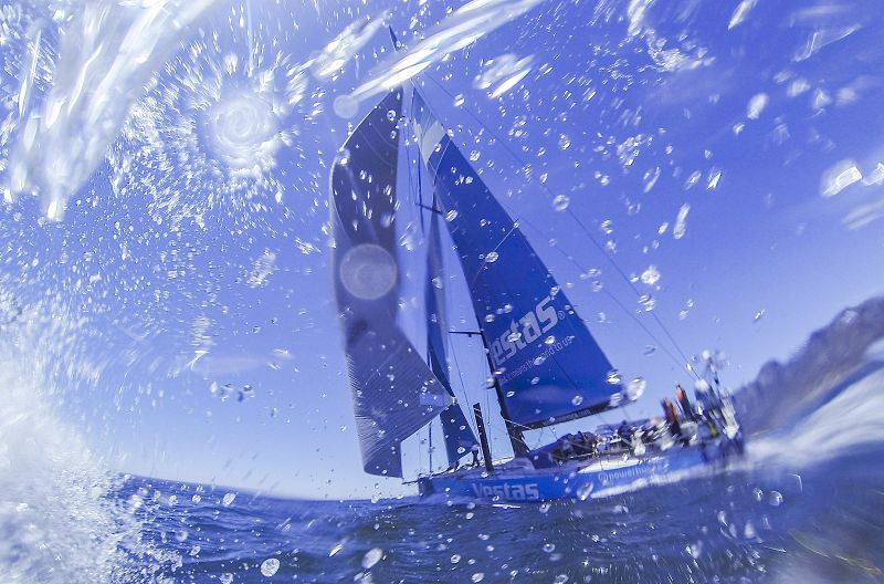 Volvo Ocean Race Danish Team Vestas Wind runs aground