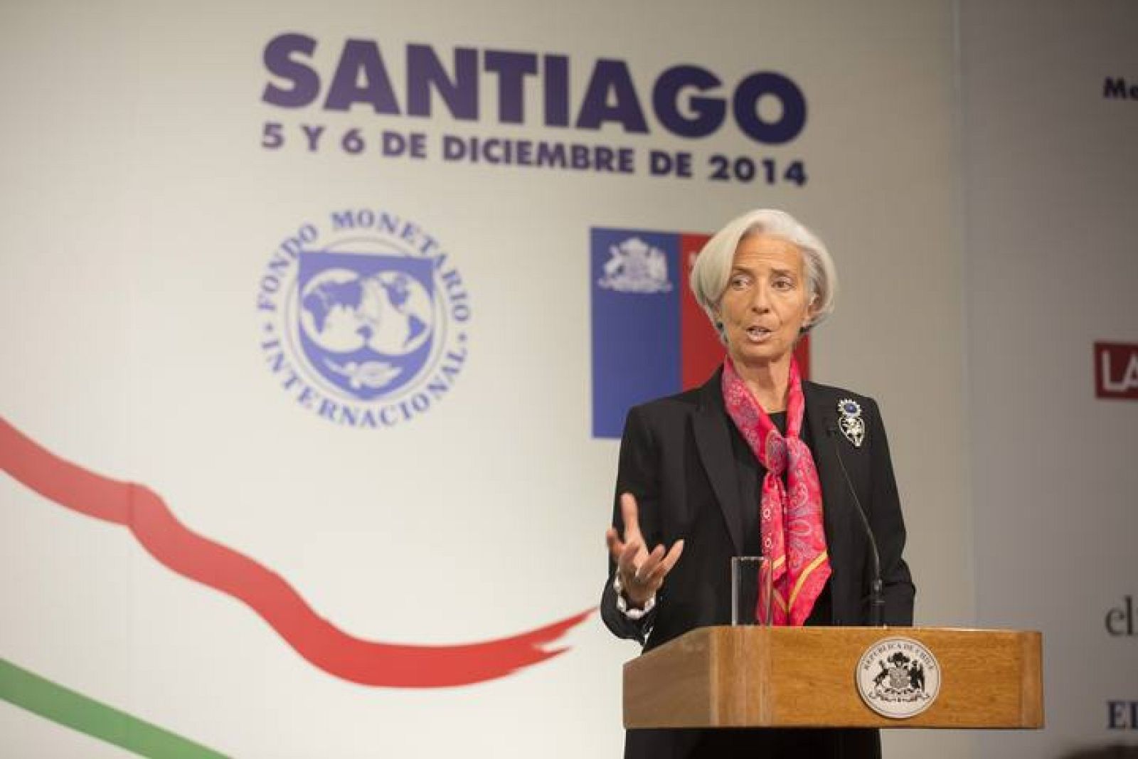 La directora gerente del Fondo Monetario Internacional (FMI), Christine Lagarde