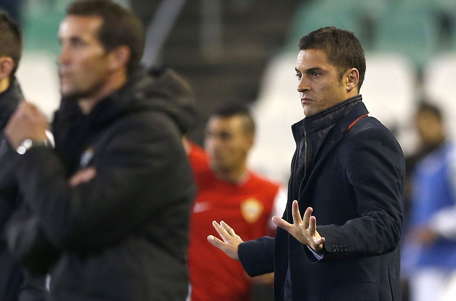 El ya exentrenador del Almeria, Francisco Javier Rodriguez.