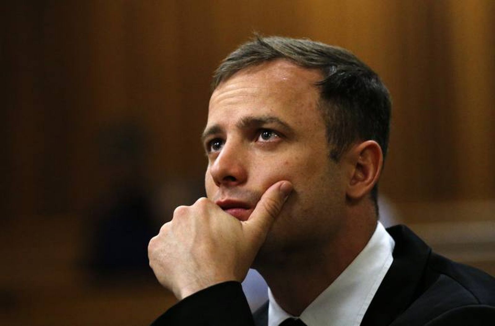 Oscar Pistorius, en una imagen del juicio.