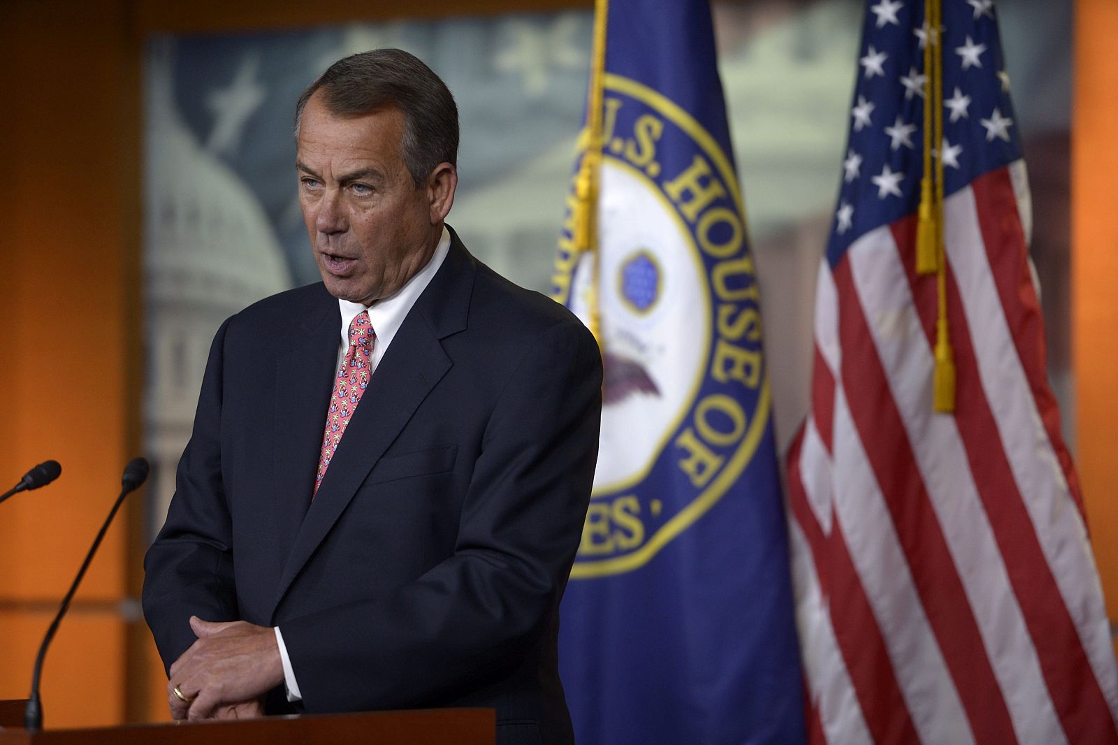 El presidente de la Cámara de Representantes, el republicano John Boehner