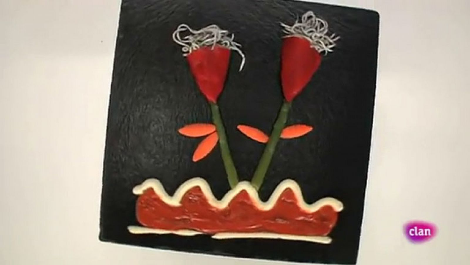 Receta - Ramo de tulipanes con pimientos del piquillo (a)