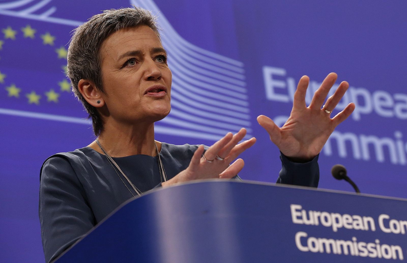 La comisaria europea de Competencia, Margrethe Vestager