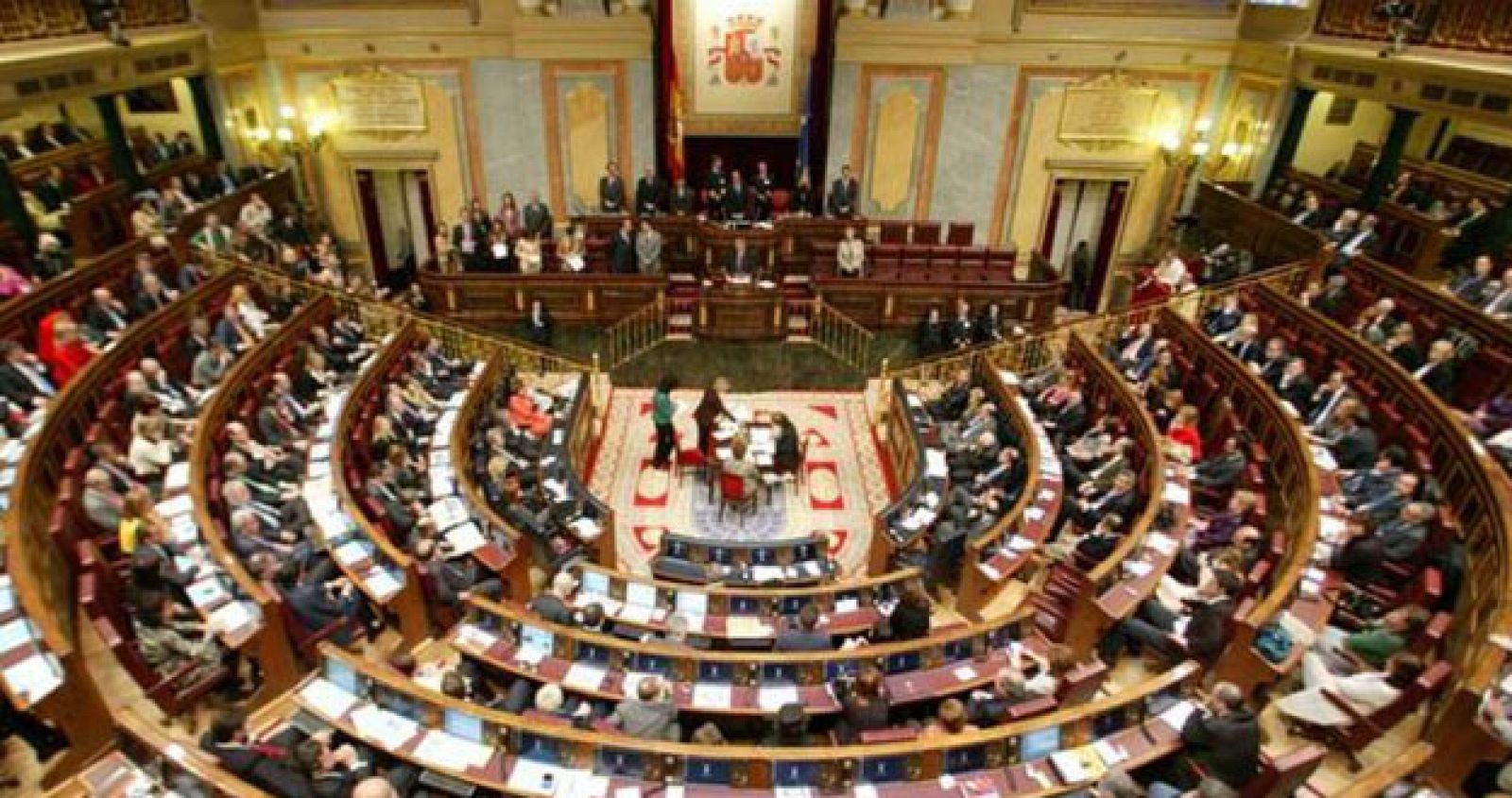 Vista general de la Cámara plenaria del Congreso de los Diputados