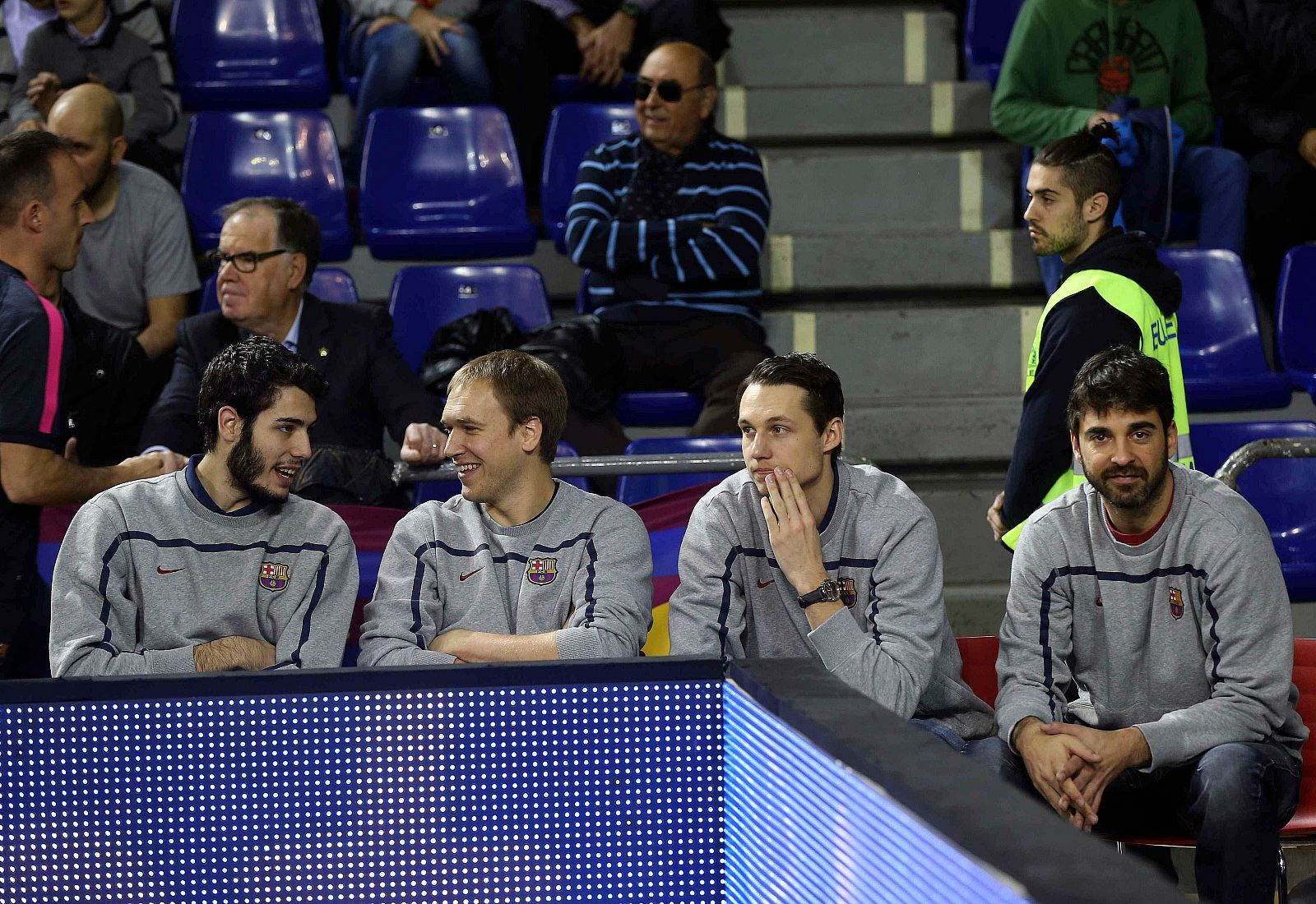 Juan Carlos Navarro, en el banquillo por su anterior lesión