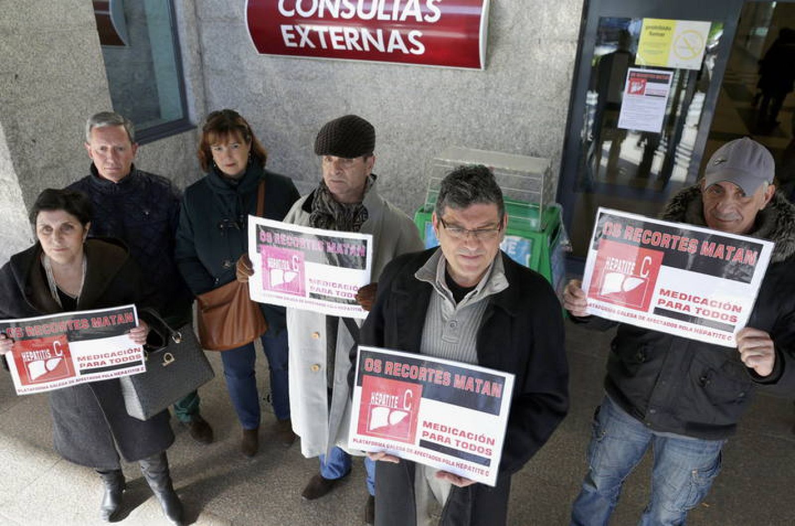 CONCENTRACIÓN DE LA PLATAFORMA DE AFECTADOS POR LA HEPATITIS C
