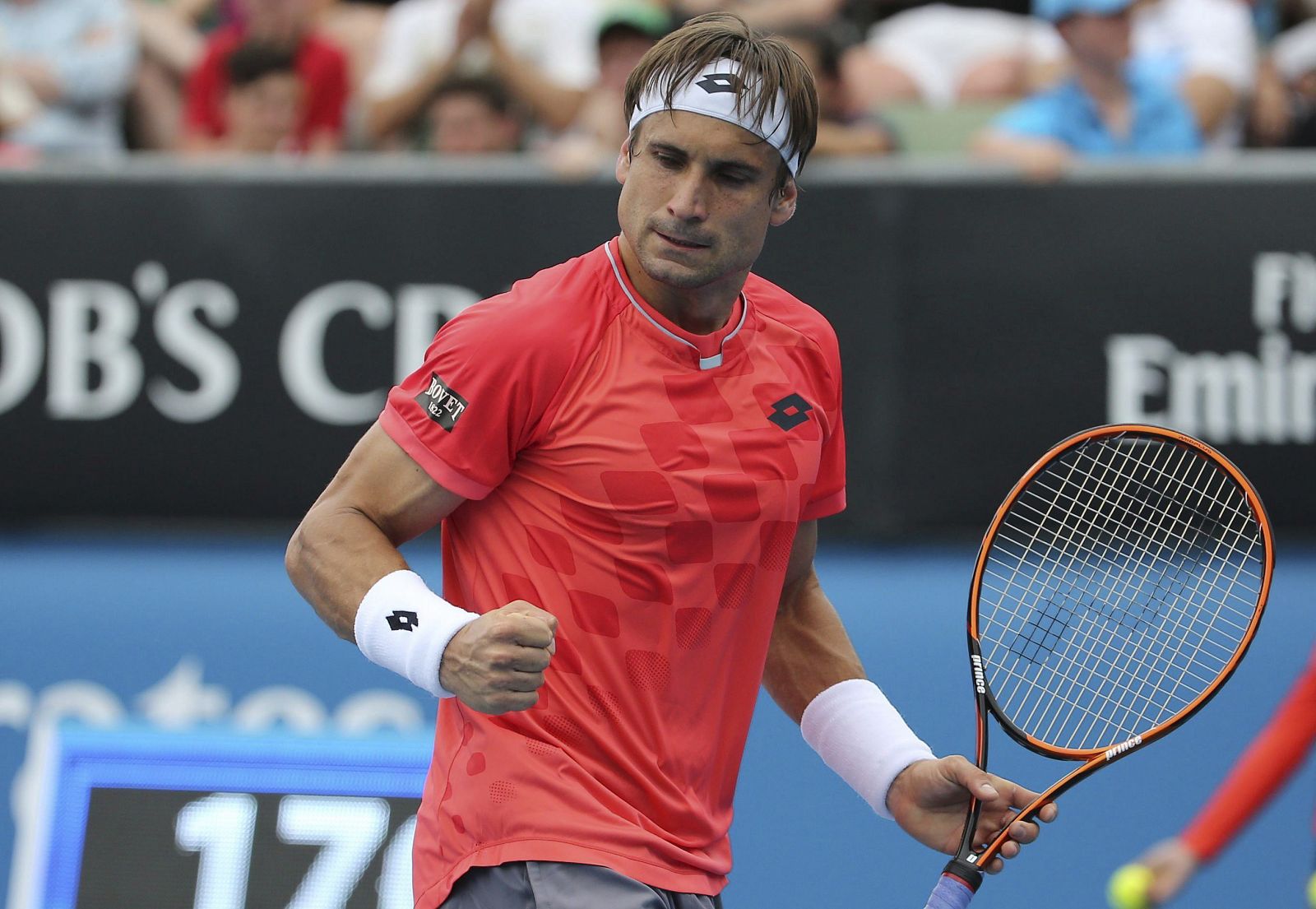 El español David Ferrer, en Australia.