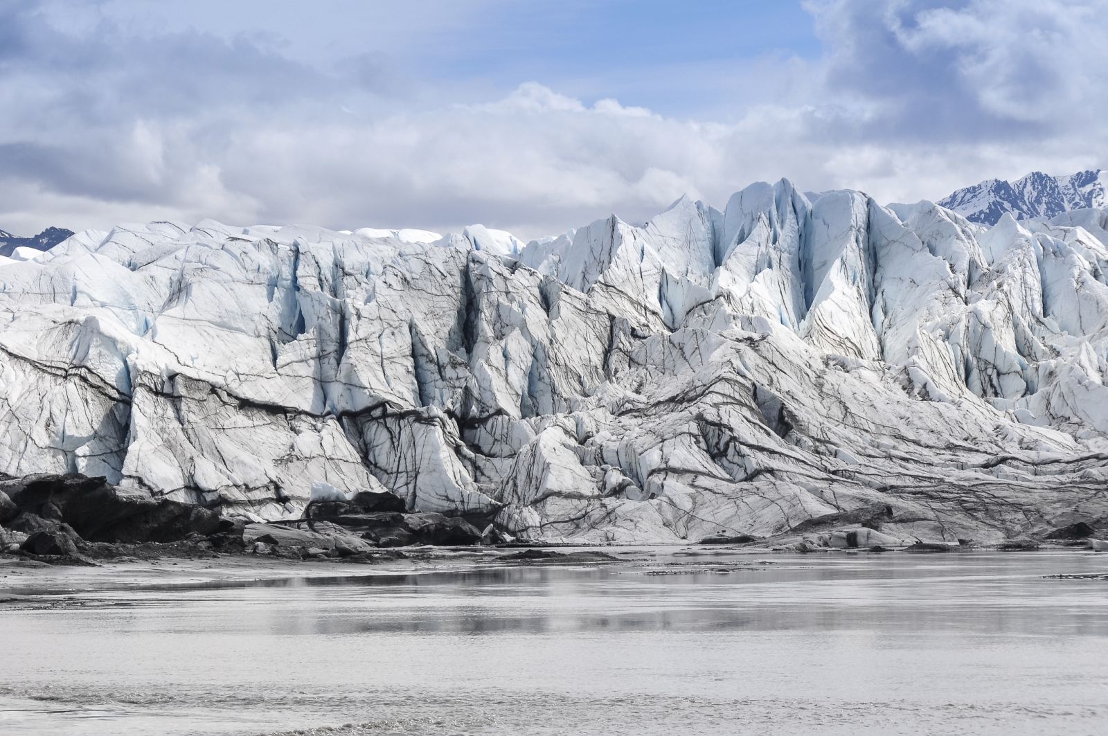 Un glaciar en Alaska.