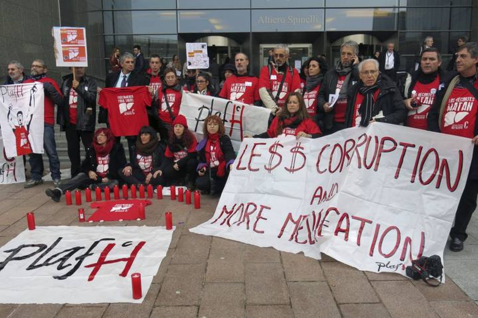 La Plataforma de Afectados por la Hepatitis C en el Parlamento Europeo