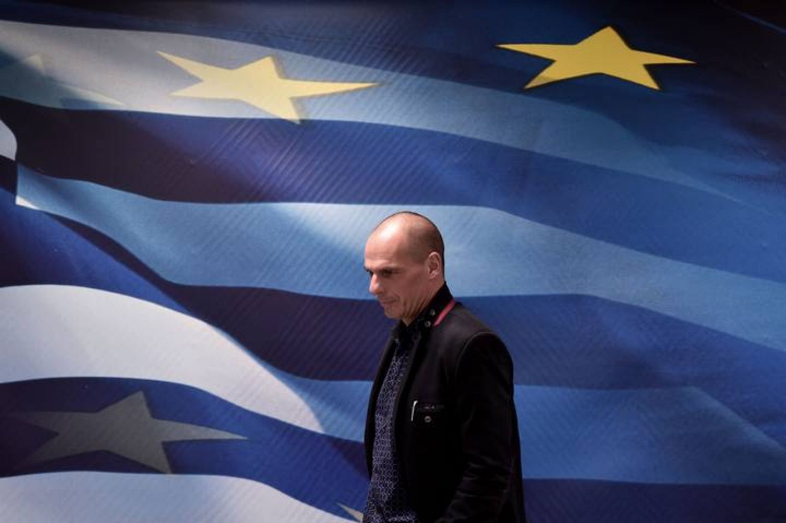 El ministro griego de Finanzas, Yanis Varoufakis, durante su toma de posesión en Atenas. 