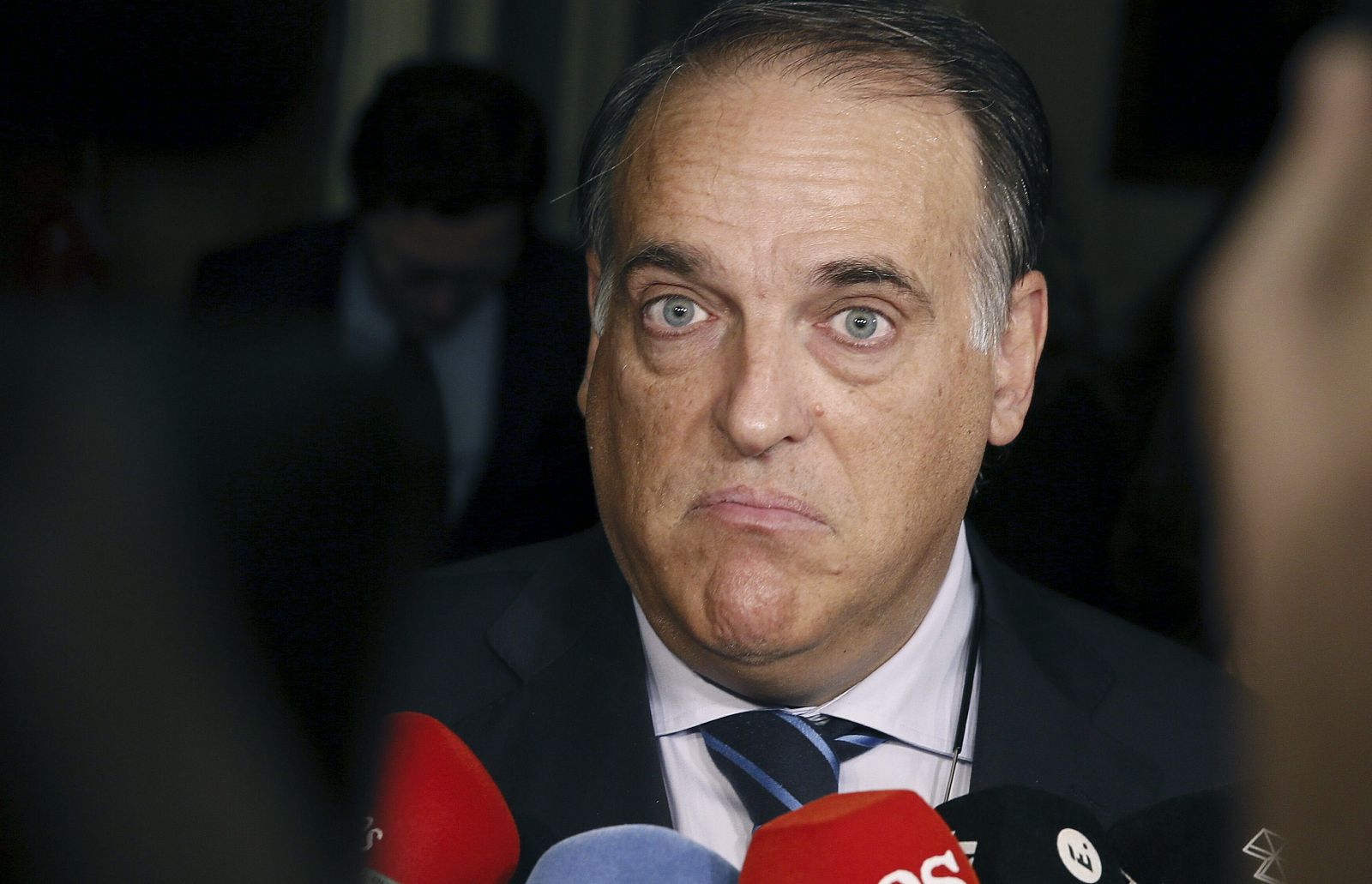 El presidente de la LFP, Javier Tebas.