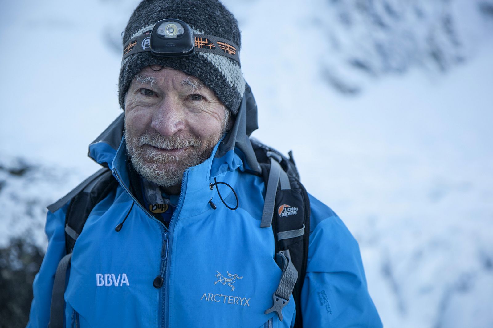 Imagen del veterano alpinista abulense Carlos Soria.