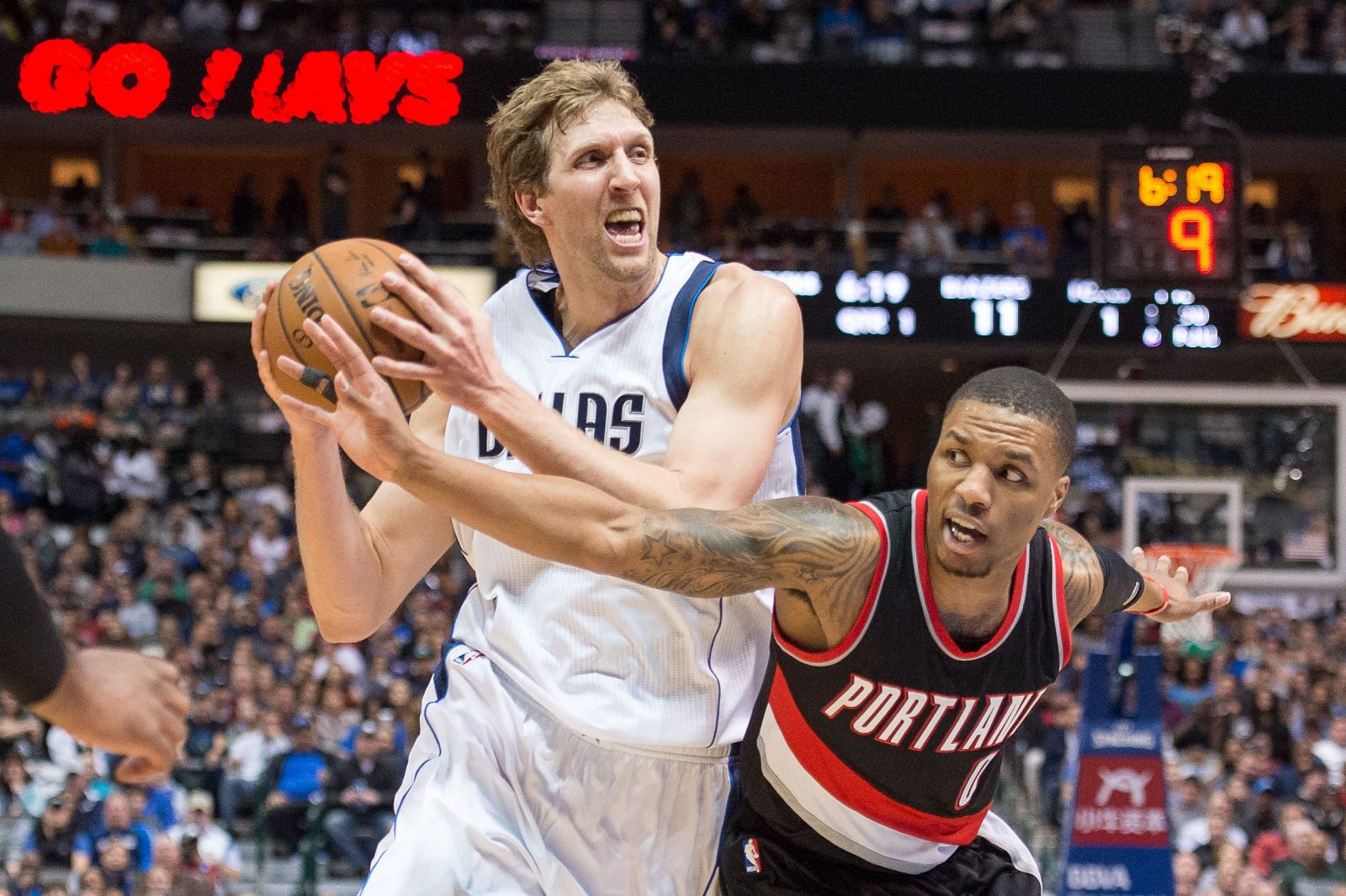 El jugador alemán de Dallas Mavericks, Dirk Nowitzki.