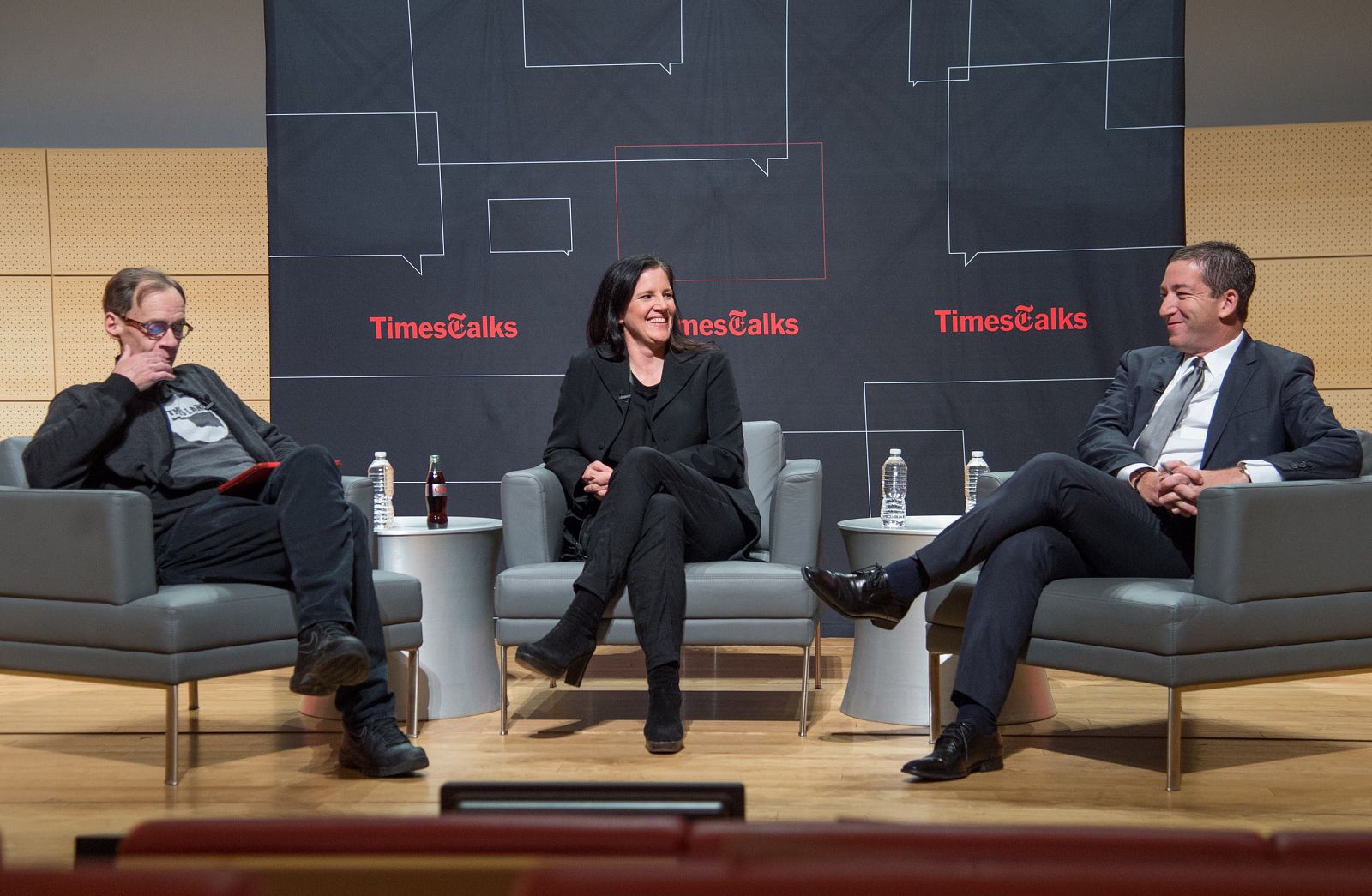TimesTalks Presents: A Conversation With Edward Snowden, Laura Poitras and Glenn Greenwald