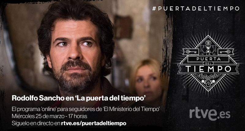 Rodolfo Sancho visita 'La Puerta del Tiempo'