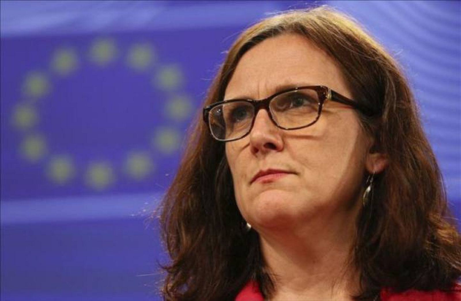 La comisaria de Comercio, Cecilia Malström