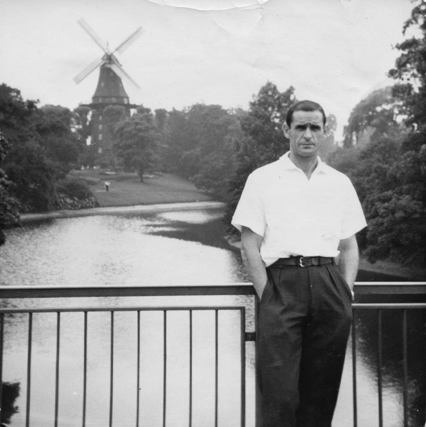 Leonardo Marías Barreras, el padre de Fernando Marías, en una fotografía tomada en Bremen en 1961.