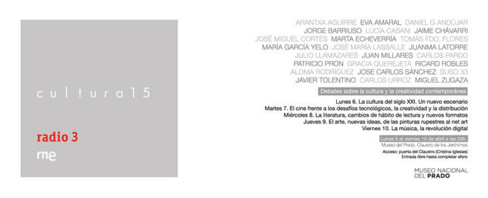  Cultura 15, en Radio 3