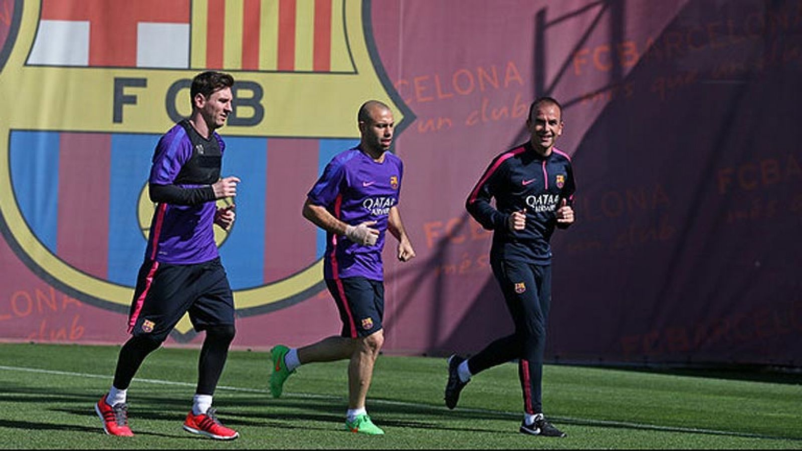 Messi entrena