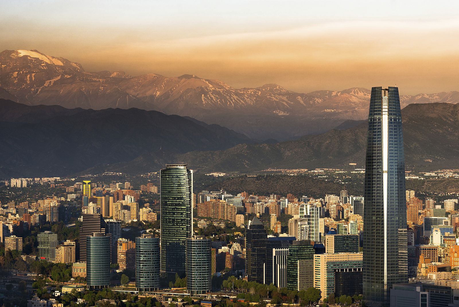 Santiago de Chile, ciudad que alberga la sede de la Cepal