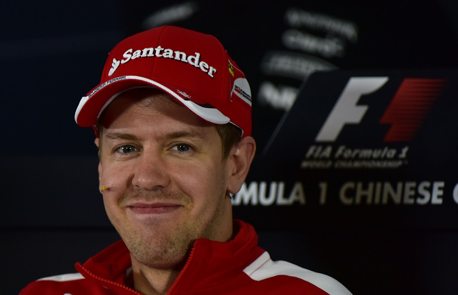 Sebastian Vettel, en la rueda de prensa previa al GP de China.