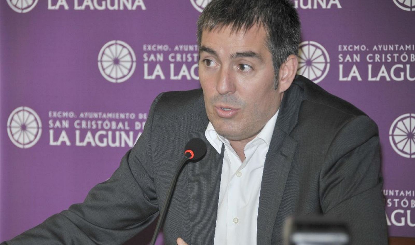 El alcalde de La Laguna, Fernando Clavijo, de Coalición Canaria.