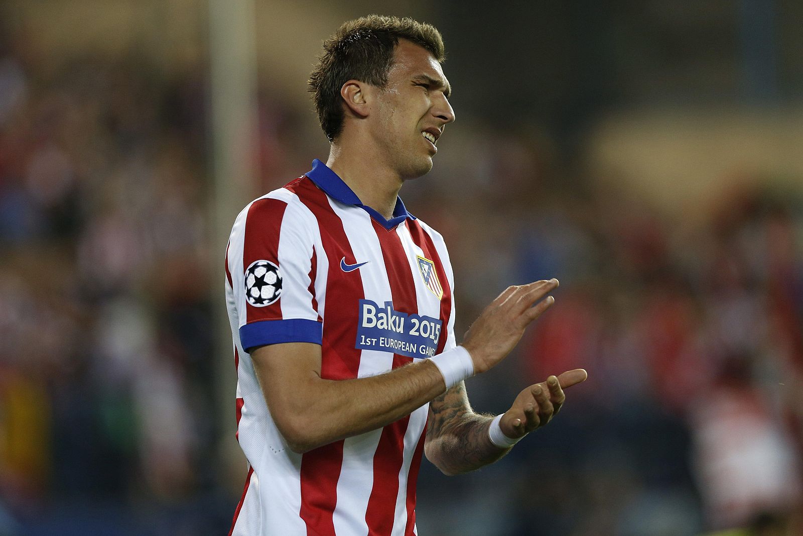 El delantero croata del Atlético de Madrid Mario Mandzukic.