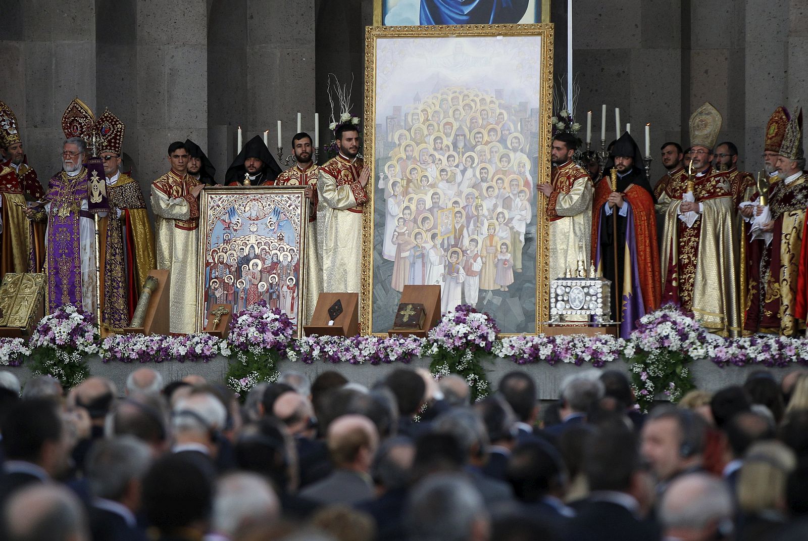 Imagen de uno de los momentos de la ceremonia.