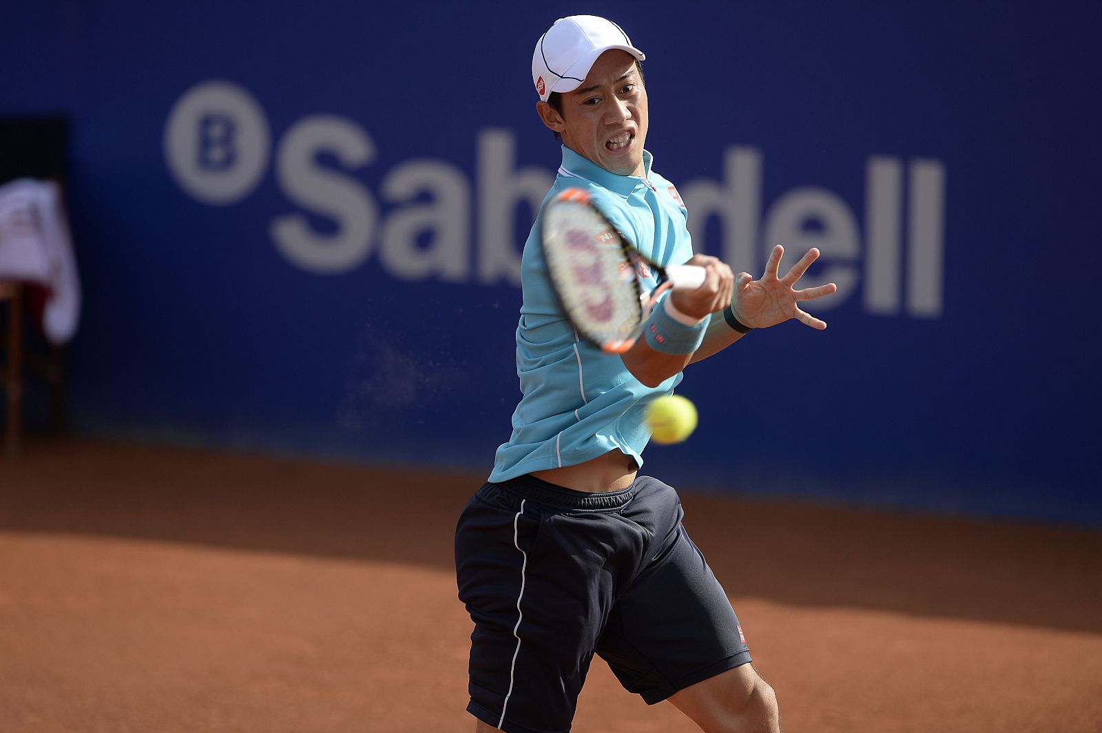 Kei Nishikori ha derrotado a Andújar en la final del Godó.