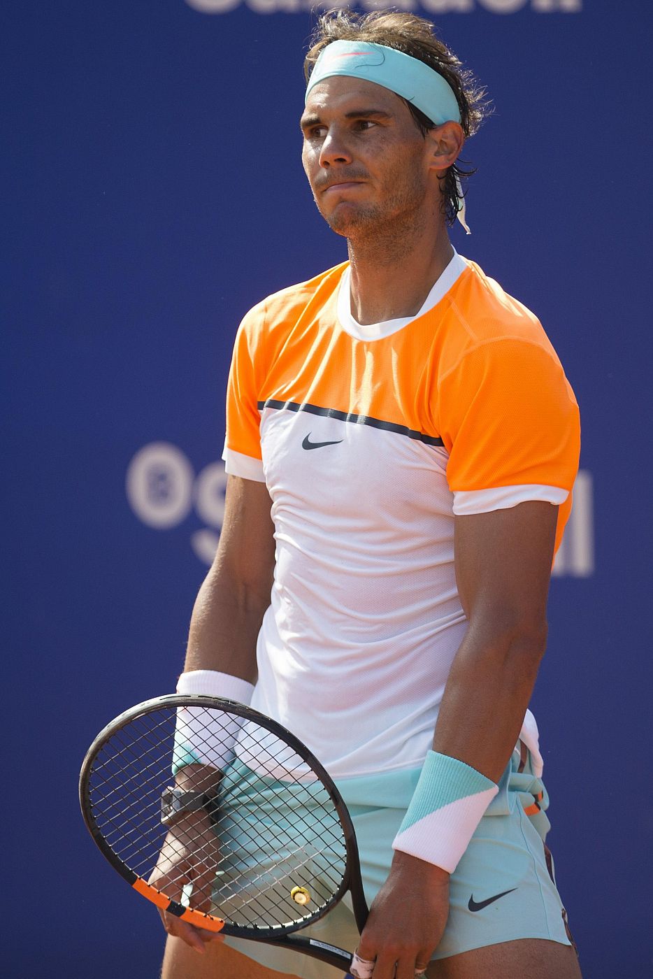 El tenista español Rafa Nadal, en el Conde de Godó.