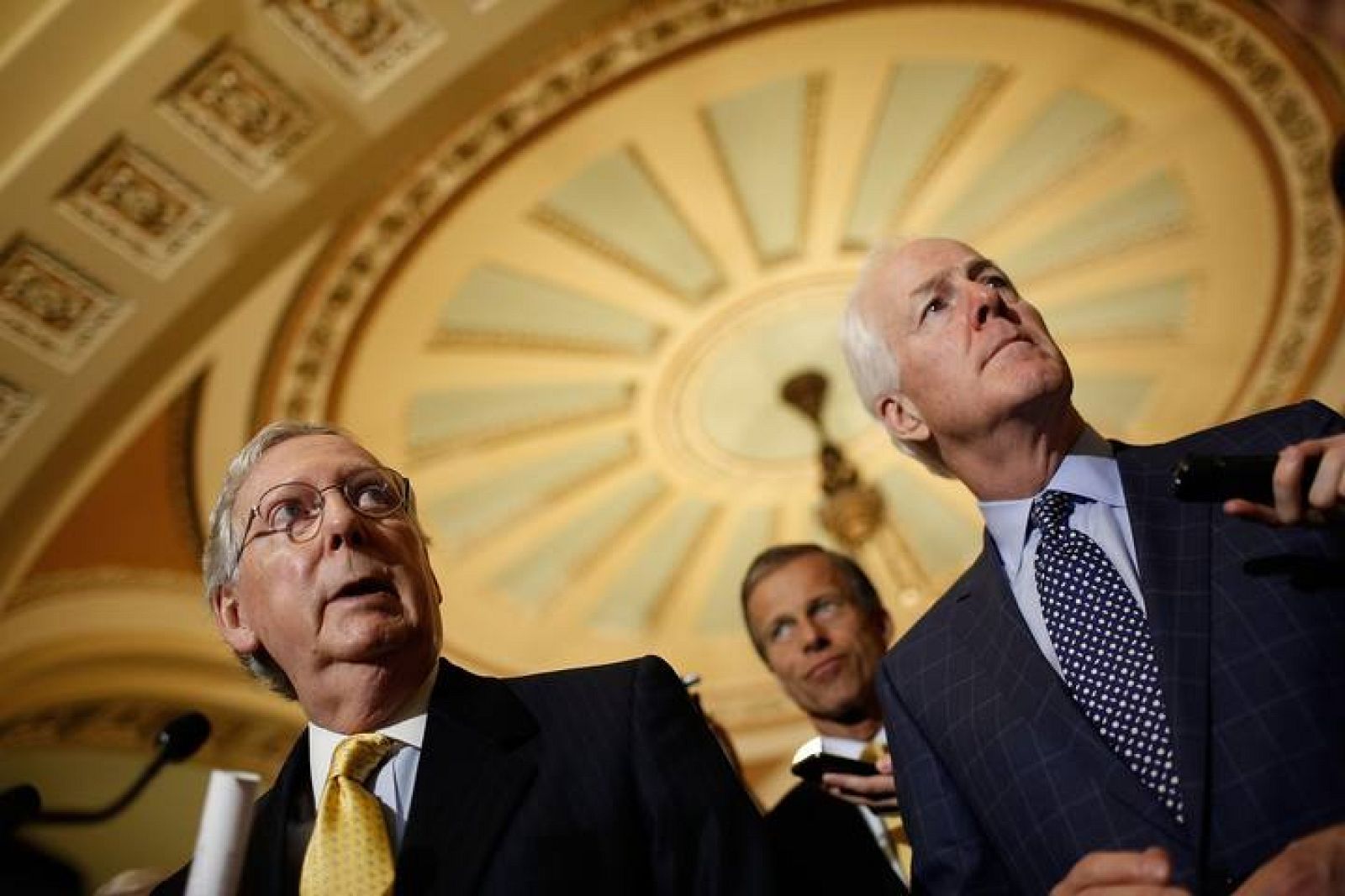 El líder de la mayoría republicana del Senado estadounidense, Mitch McConnell.
