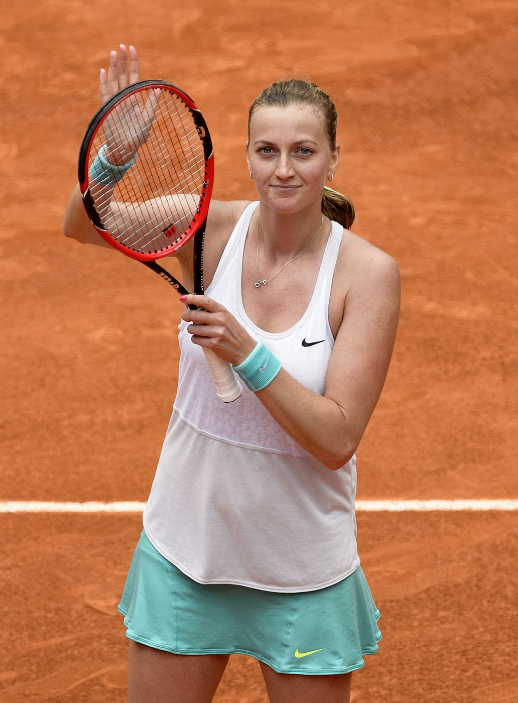 La tenista checa Petra Kvitova se ha adjudicado el WTA Premier de Madrid.tova se ha adjudicado el WTA Premier de Madrid.