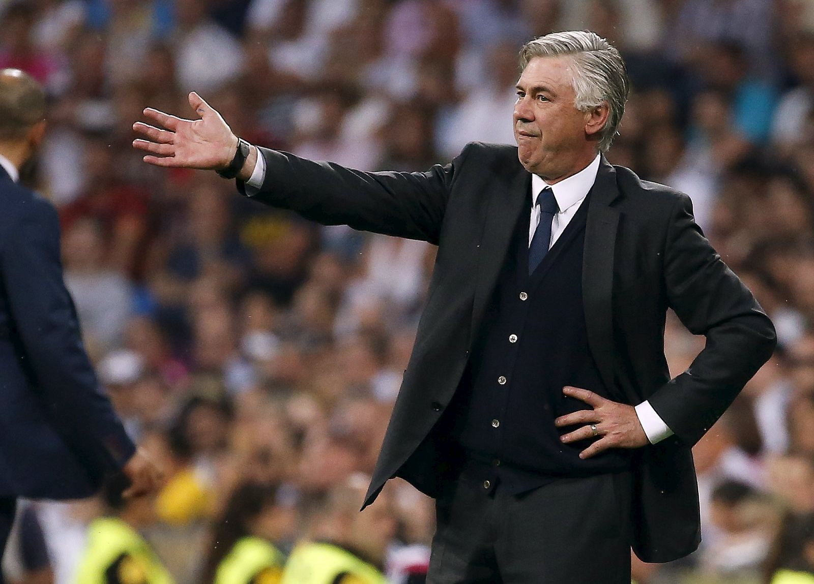 El entrenador del Real Madrid, Carlo Ancelotti.