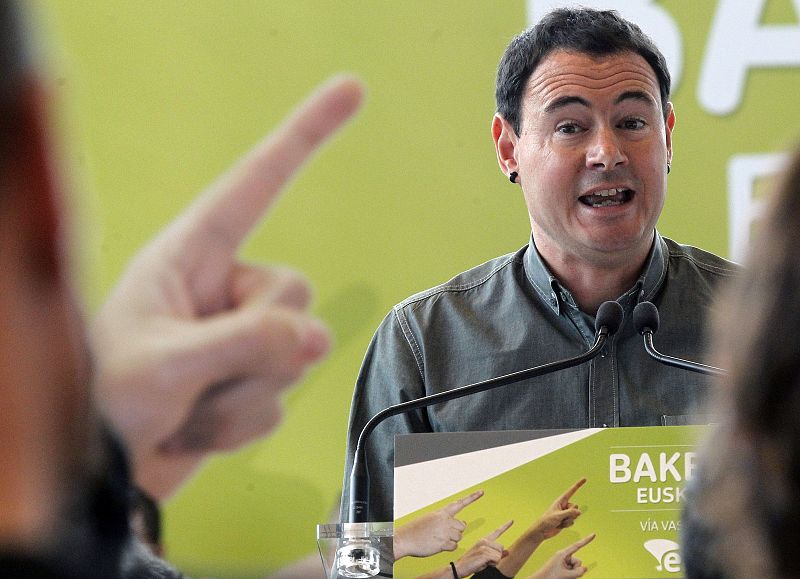 El presidente de Sortu y portavoz de EH Bildu, Hasier Arraiz, en una foto de archivo