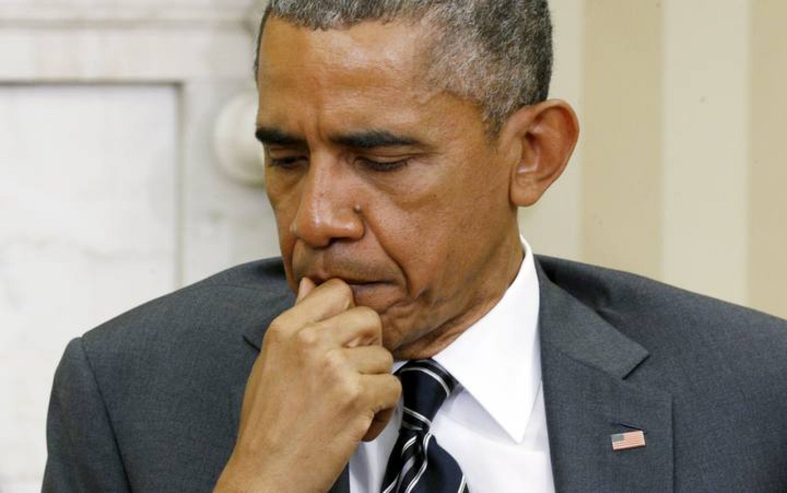 Obama meets NATO Secretary General Stoltenberg at the White House in Washington
