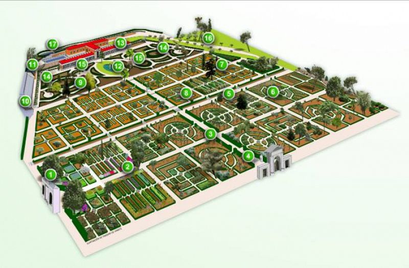 Te esperamos en La Glorieta de los Plátanos, el número 15 de este mapa del Jardín Botánico