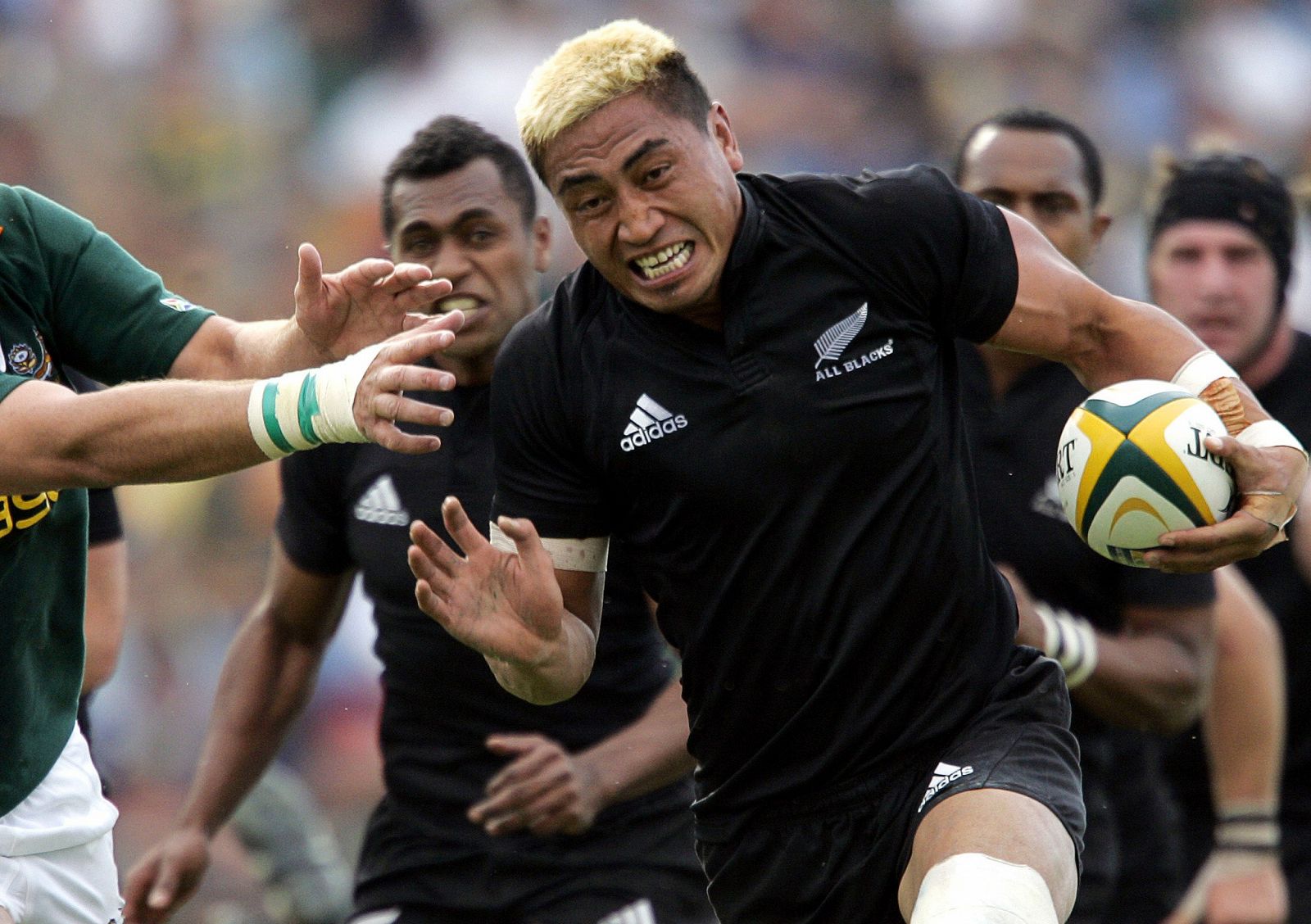 Imagen de archivo de Jerry Collins, en un partido con los All Blacks.