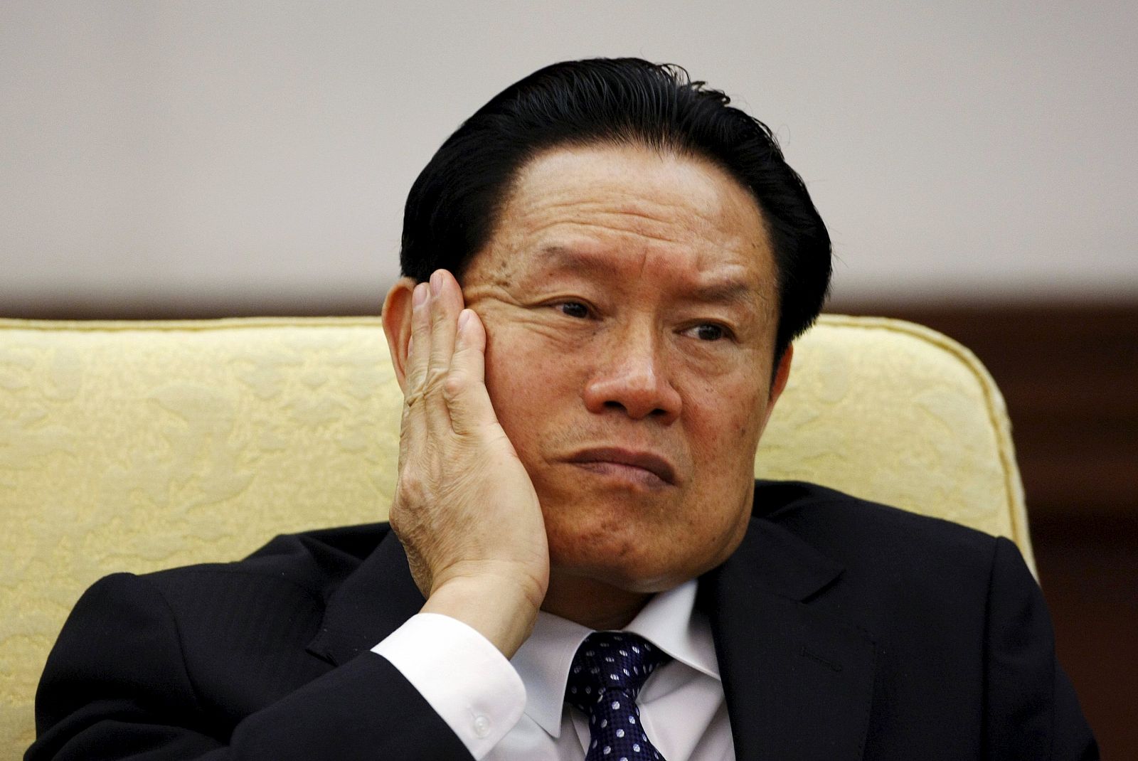 File picture of China's former Public Security Minister Zhou Yongkang in Beijing