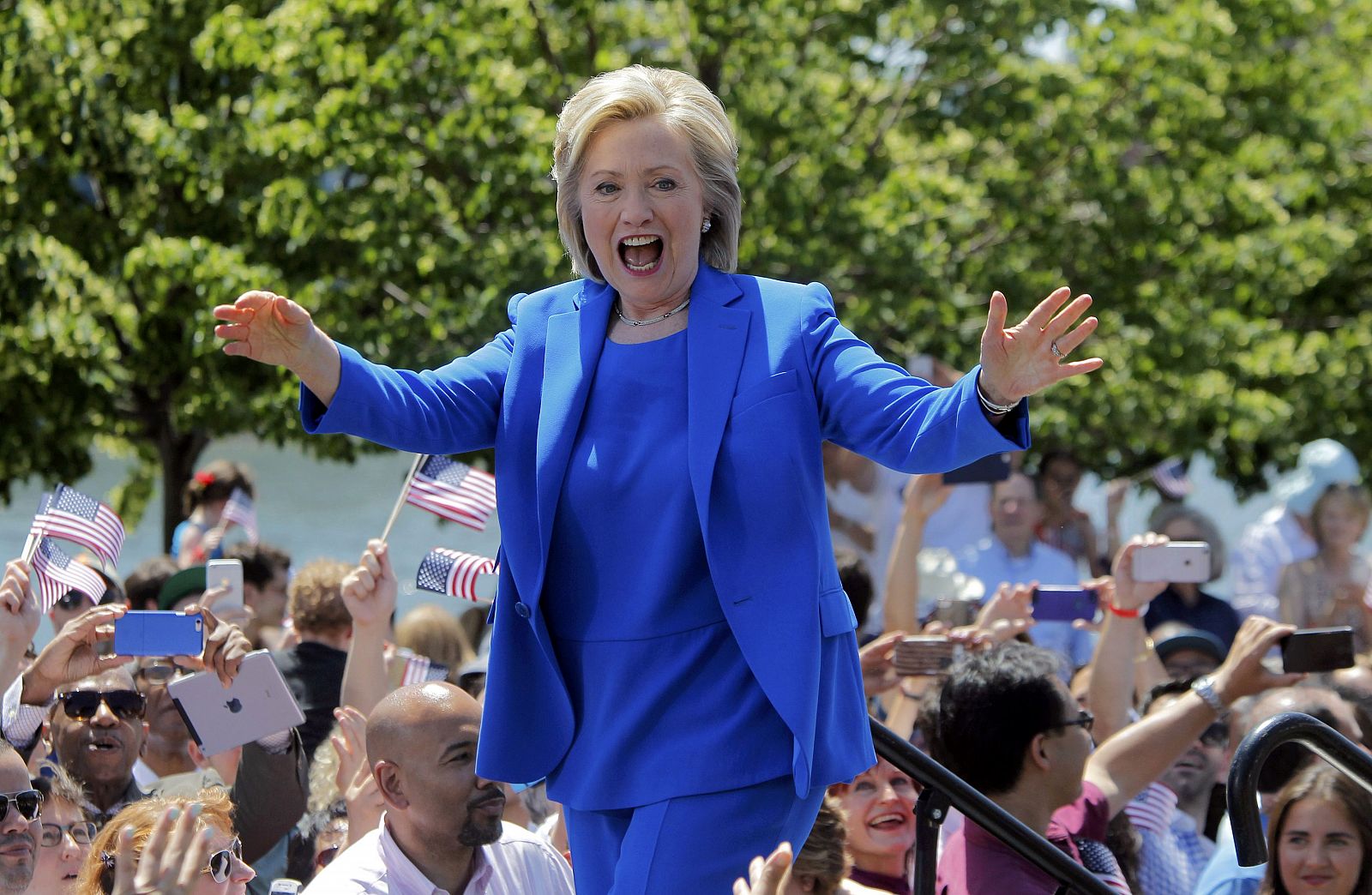 El primer gran discurso de Hillary Clinton de su campaña a la Casa Blanca en Nueva York