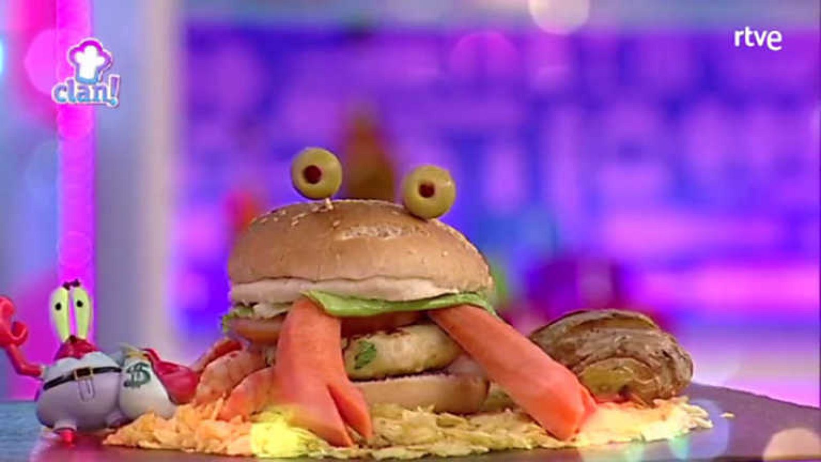 Receta - Cangreburguer con muelle de patata