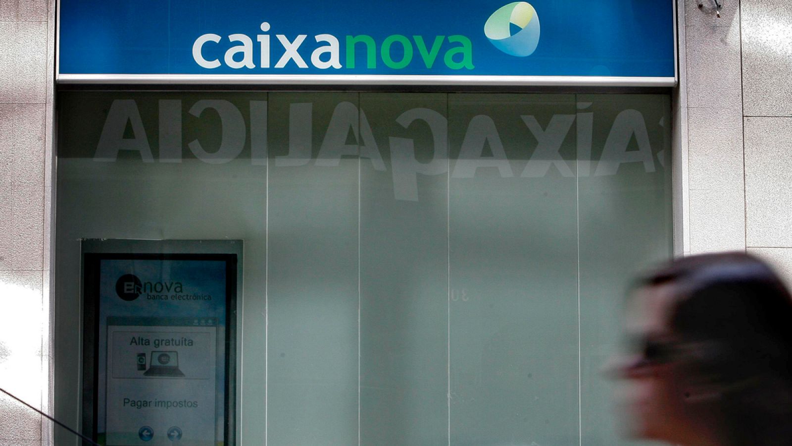 Sucursal de Caixa Nova, una de las cajas fusionadas en Novacaixagalicia Banco
