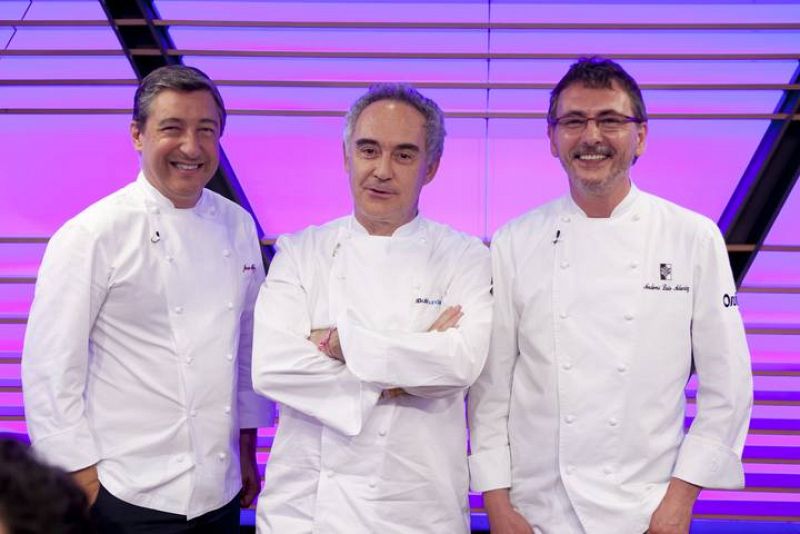 Roca, Adrià y Aduriz coronarán al tercer MasterChef España. 
