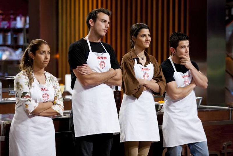 Andrea, Antonio, Carlos y Sally, uno será el nuevo MasterChef España