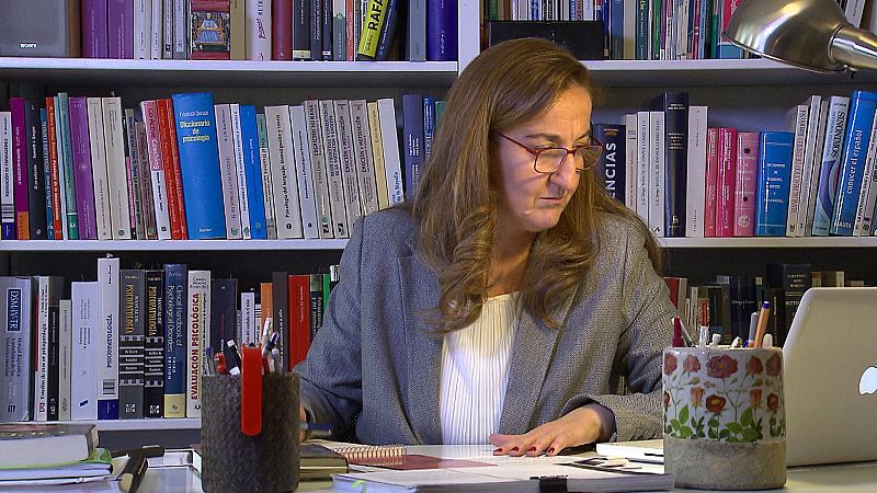 María Fernández Ostolaza. Psicóloga y psicoanalista, vivió dos retiradas: como gimnasta y como entrenadora.