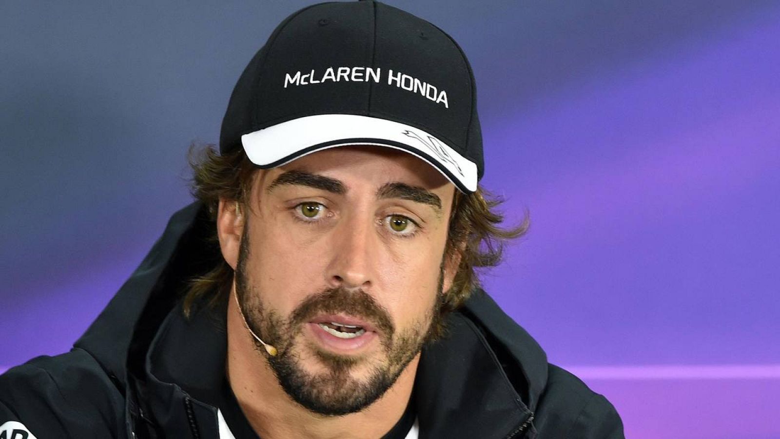 El piloto español Fernando Alonso, en rueda de prensa previa al GP de Austria